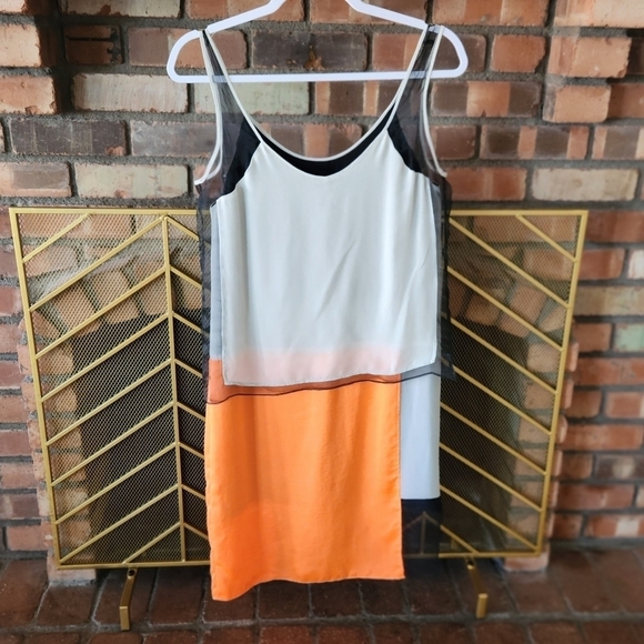 HELMUT Lang colorblock dress sz Small - Picture 4 of 10